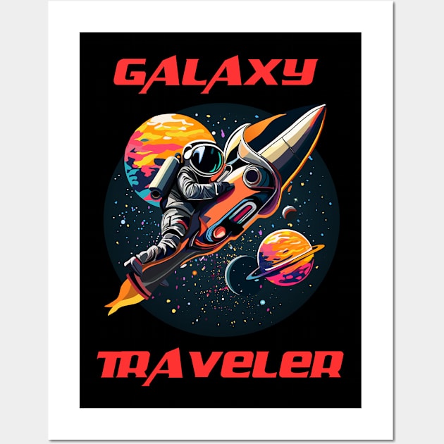 Galaxy Traveler Wall Art by micho2591